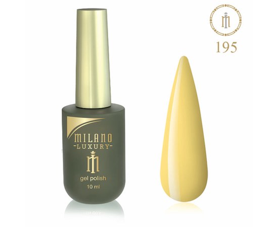 Изображение  Gel polish Milano Luxury №195 Goldenrod Crayola, 10 ml, Volume (ml, g): 10, Color No.: 195
