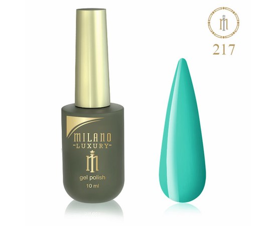 Изображение  Gel polish Milano Luxury №217 Persian green, 10 ml, Volume (ml, g): 10, Color No.: 217