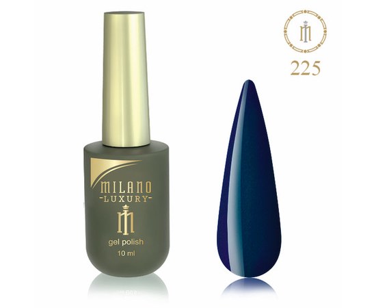 Изображение  Gel polish Milano Luxury №225 Deep Atlantic radiance, 10 ml, Volume (ml, g): 10, Color No.: 225