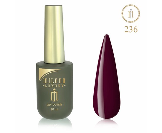 Изображение  Gel polish Milano Luxury №236 Bistre, 10 ml, Volume (ml, g): 10, Color No.: 236