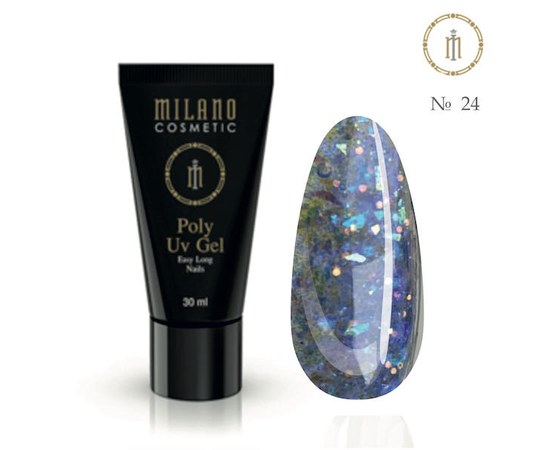 Изображение  Polygel Milano Poly Gel Neon No. 24, 30 ml, Color No.: 24