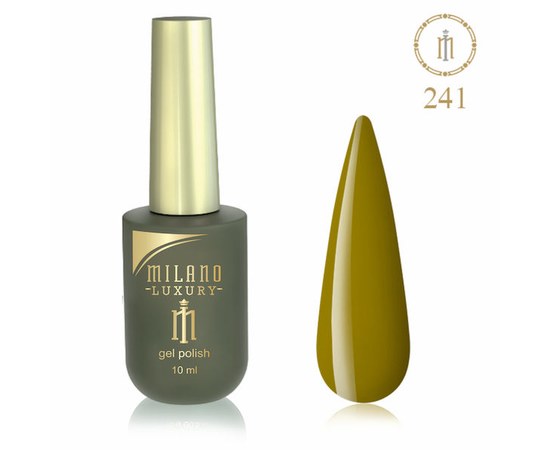 Изображение  Gel polish Milano Luxury №241 Yellow broom, 10 ml, Volume (ml, g): 10, Color No.: 241