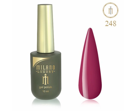 Изображение  Gel polish Milano Luxury №248 Gentle touch, 10 ml, Volume (ml, g): 10, Color No.: 248