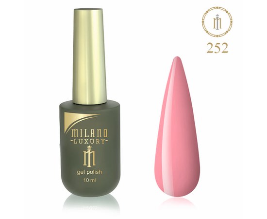 Изображение  Gel polish Milano Luxury №252 Seashell, 10 ml, Volume (ml, g): 10, Color No.: 252