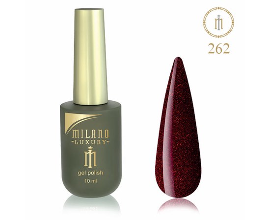 Изображение  Gel polish Milano Luxury №262 Gera, 10 ml, Volume (ml, g): 10, Color No.: 262