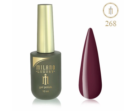 Изображение  Gel polish Milano Luxury №268 Lime clay, 10 ml, Volume (ml, g): 10, Color No.: 268