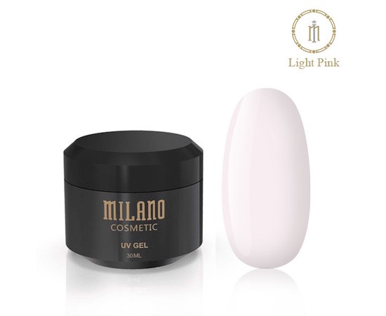 Изображение  Gel for extensions Milano 30 ml, Light Pink, Volume (ml, g): 30, Color No.: light pink