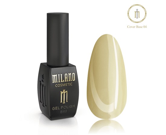 Изображение  Milano Color Cover Base No. 04, 8 ml, Volume (ml, g): 8, Color No.: 4