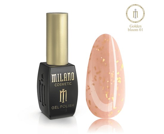 Изображение  Base for gel polish Milano Golden Bloom No. 01, 12 ml, Color No.: 1