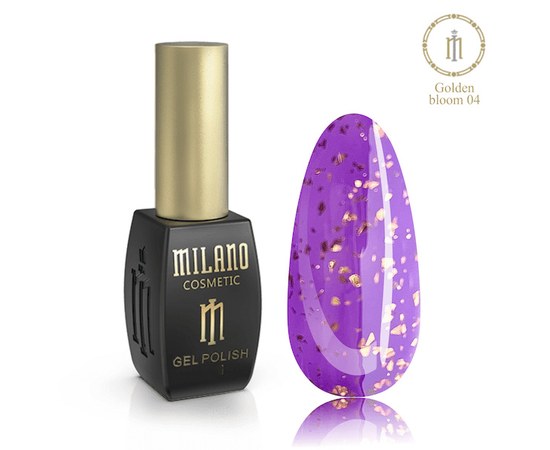 Изображение  Base for gel polish Milano Golden Bloom No. 04, 12 ml, Color No.: 4