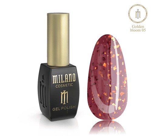 Изображение  Base for gel polish Milano Golden Bloom No. 05, 12 ml, Color No.: 5