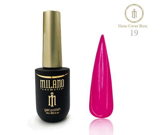 Изображение  Milano Cover NEON Base No. 19, 15 ml, Volume (ml, g): 15, Color No.: 19