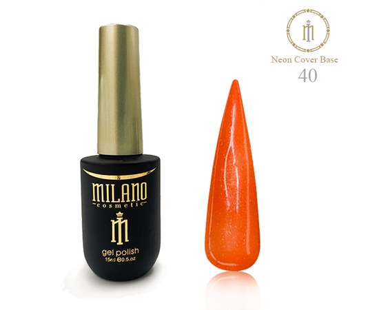 Изображение  Milano Cover NEON Base No. 40, 15 ml, Volume (ml, g): 15, Color No.: 40