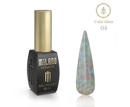 Изображение  База для гель лака Milano Base Color Glass №04, 10 мл, Цвет №: 04
