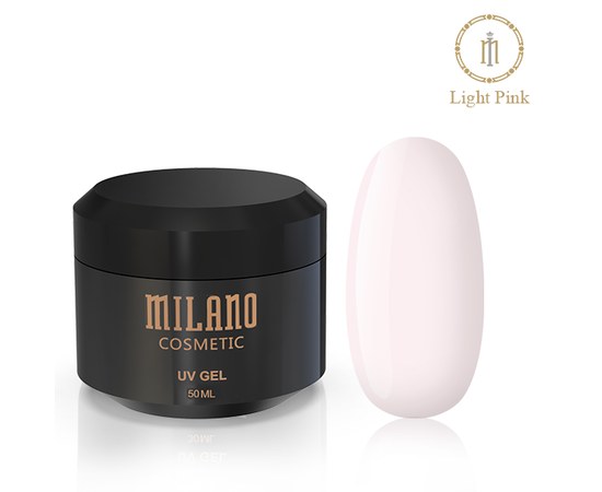 Изображение  Gel for extensions Milano 50 ml, Light Pink, Volume (ml, g): 50, Color No.: light pink