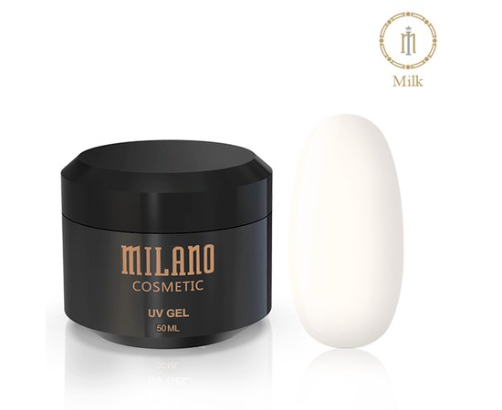 Изображение  Gel for extensions Milano 50 ml, Milk, Volume (ml, g): 50, Color No.: Milk