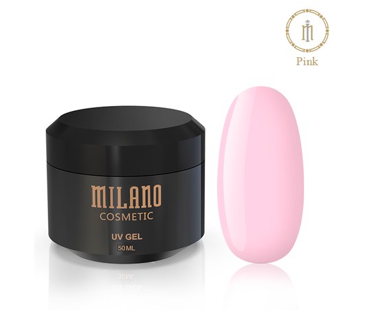 Изображение  Gel for extensions Milano 50 ml, Pink, Volume (ml, g): 50, Color No.: Pink