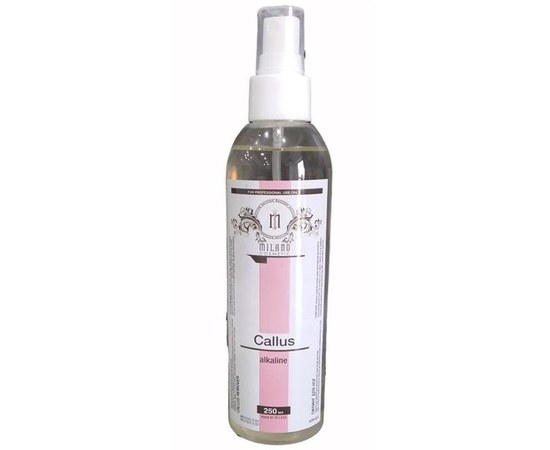 Изображение  Alkaline callus remover for pedicure Milano callus remover, 250 ml