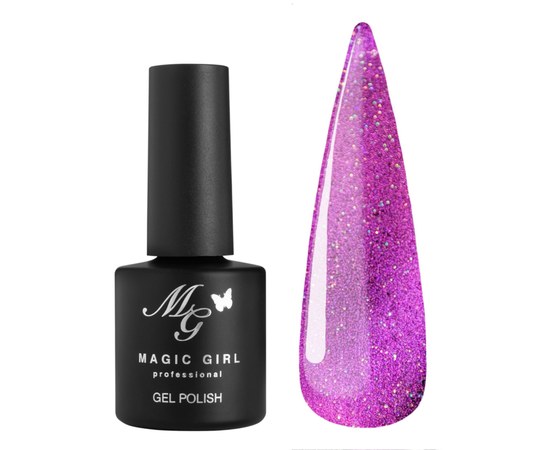 Изображение  Gel polish Magic Girl Avrora max No. 2 pink-burgundy, 8 ml, Volume (ml, g): 8, Color No.: 2