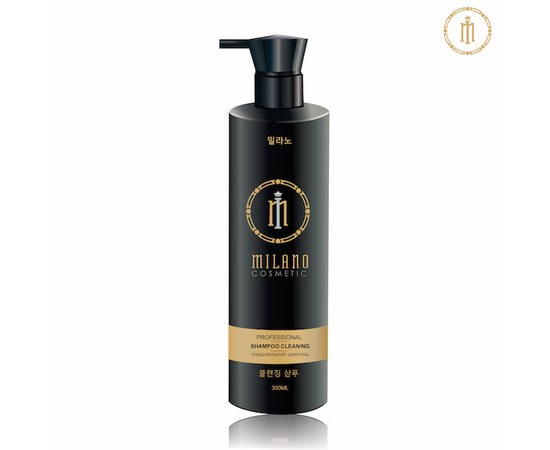 Зображення  Шампунь, що очищає Milano Professional Cleaning Shampoo, 300 мл, Об'єм (мл, г): 300