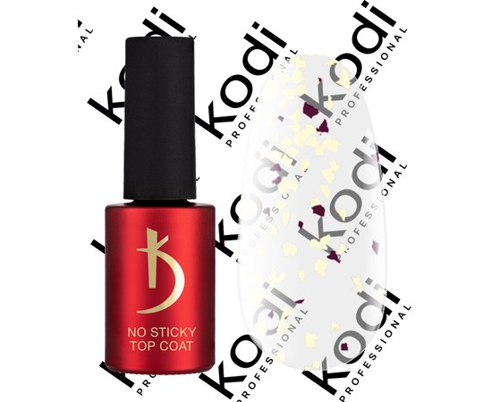 Изображение  Top for gel polish without a sticky layer Kodi No Sticky Top Coat ART No. 14, 7 ml, Volume (ml, g): 7, Color No.: 14