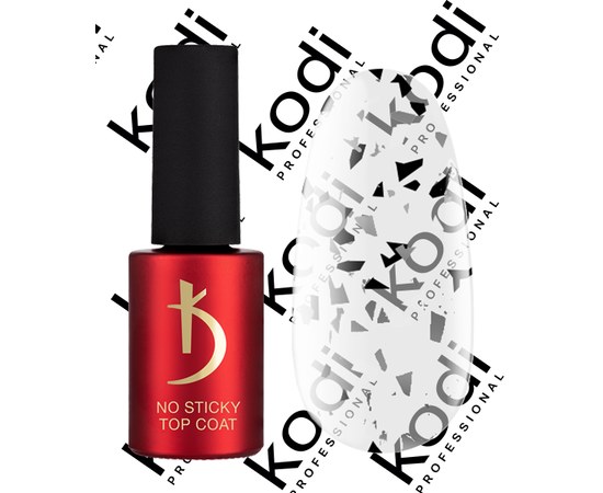 Изображение  Top for gel polish without a sticky layer Kodi No Sticky Top Coat ART No. 05, 7 ml, Volume (ml, g): 7, Color No.: 5