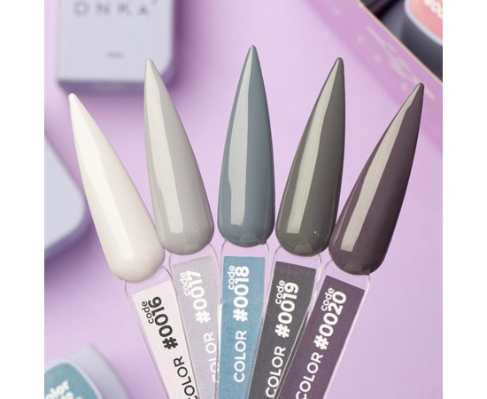 Изображение 2 Gel polish DNKa' Color No. 0016, 12 ml, Volume (ml, g): 12, Options: 0016