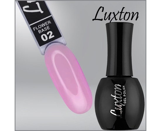 Изображение  Camouflage color base Luxton Flower Base No. 002 soft pink, 15 ml, Volume (ml, g): 15, Color No.: 2, Color: Pink