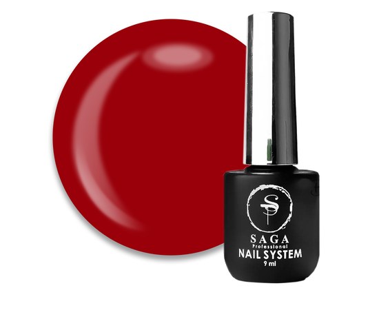 Изображение  Top for gel polish without sticky layer Saga Top Red red, 9 ml, Volume (ml, g): 9, Color No.: Ed
