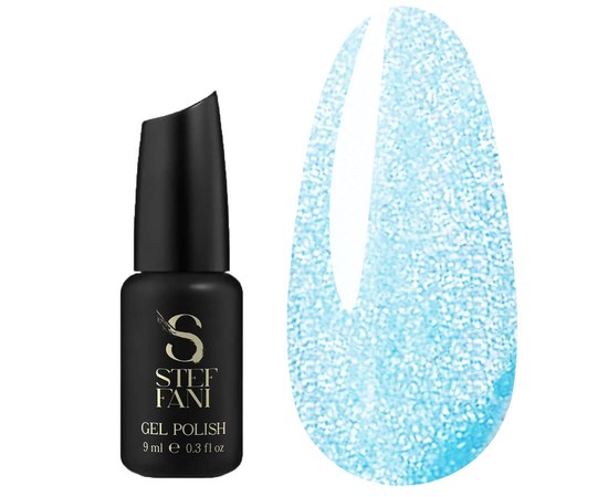 Изображение  Steffani Color Gel polish №050A milky with blue iridescence, 9 ml, Volume (ml, g): 9, Color No.: 050А