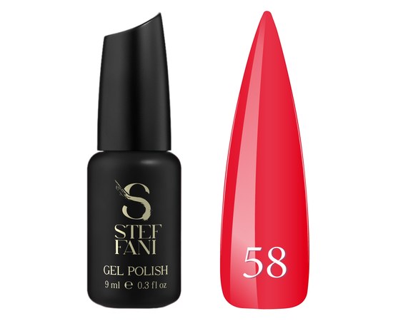 Изображение  Steffani Color Gel polish №058, 9 ml, Volume (ml, g): 9, Color No.: 58