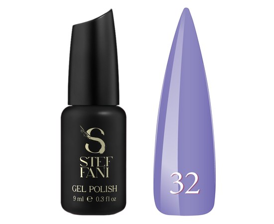 Изображение  Steffani Color Gel polish №032 blue lilac, 9 ml, Volume (ml, g): 9, Color No.: 32