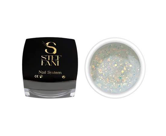 Зображення  База Steffani Glitter Base №08, 10 мл, Об'єм (мл, г): 10, Колір: 08