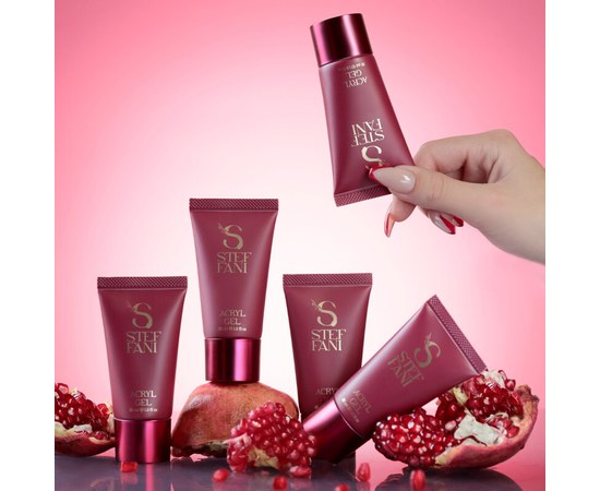 Изображение 3 Acrylic gel Steffani Acryl Gel №05 peach-milk, 30 ml, Volume (ml, g): 30, Options: 5