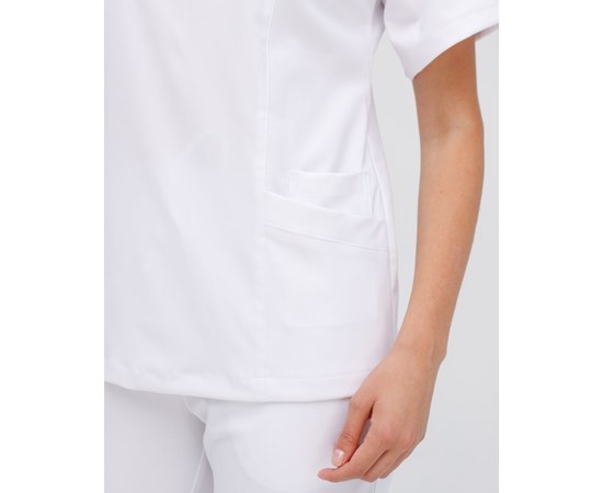 Изображение 5 Women's medical suit Arizona white s. 48, "WHITE ROBE" 468-324-924, Size: 48, Color: white