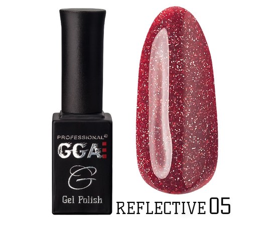 Изображение  Reflective gel polish GGA Professional Reflective 10 ml, № 05