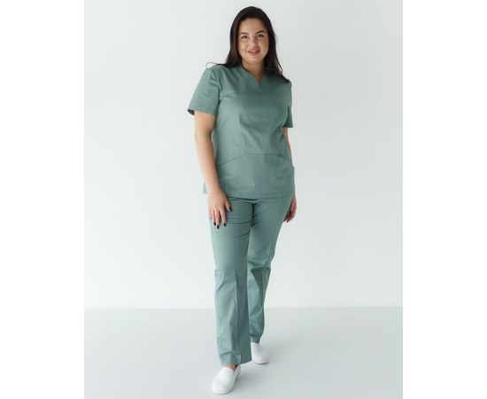 Изображение  Women's medical suit Topaz olive +SIZE s. 60, "WHITE ROBE" 362-327-705, Size: 60, Color: olive