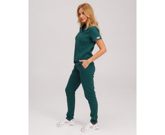 Изображение 2 Women's medical suit Marseille green s. 52, "WHITE ROBE" 383-350-708, Size: 52, Color: green