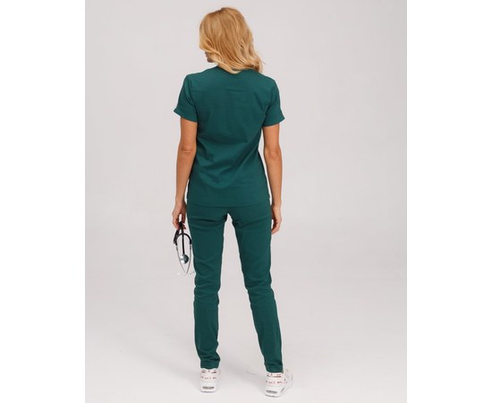 Изображение 3 Women's medical suit Marseille green s. 52, "WHITE ROBE" 383-350-708, Size: 52, Color: green
