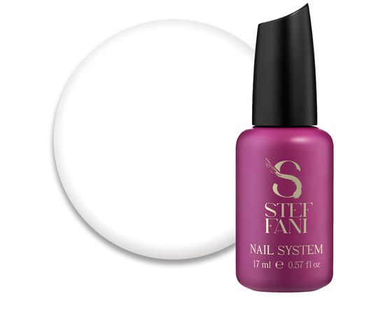 Изображение  Top for gel polish without a sticky layer Steffani Top Milk Non Wipe milky, 17 ml, Volume (ml, g): 17