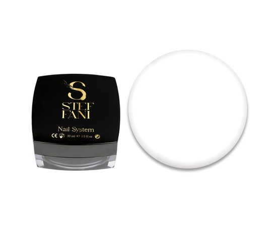 Изображение  Top for gel polish without a sticky layer Steffani Top Milk Non Wipe milky, 30 ml, Volume (ml, g): 30