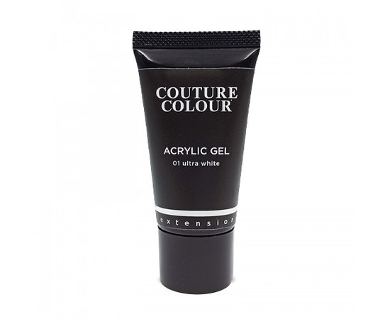 Изображение  Couture Color Acrylic Gel 30 ml, Ultra White, Volume (ml, g): 30, Color No.: Ultra White