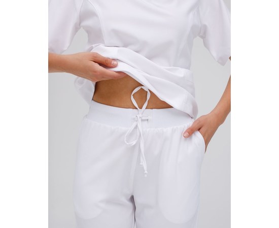 Изображение 7 Women's medical suit Arizona white s. 40, "WHITE ROBE" 468-324-924, Size: 40, Color: white