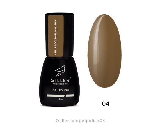 Изображение  Gel nail polish Siller Cold No. 04, 8 ml, Volume (ml, g): 8, Color No.: 4