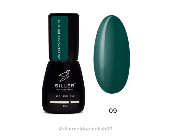Зображення  Гель-лак для нігтів Siller Cold №09, 8 мл, Об'єм (мл, г): 8, Цвет №: 09