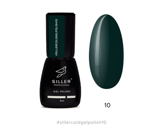 Изображение  Гель-лак для ногтей Siller Cold №10, 8 мл, Объем (мл, г): 8, Цвет №: 10