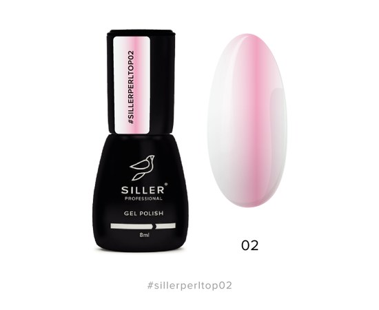 Изображение  Top for gel polish Siller Perl No. 02, 8 ml, Volume (ml, g): 8, Color No.: 2