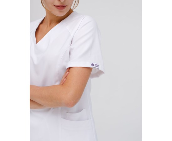 Изображение 4 Women's medical suit Arizona white s. 40, "WHITE ROBE" 468-324-924, Size: 40, Color: white