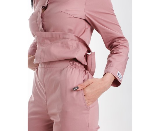 Изображение 9 Women's medical suit Jacqueline ash pink s. 48, "WHITE ROBE" 440-429-677, Size: 48, Color: ash pink