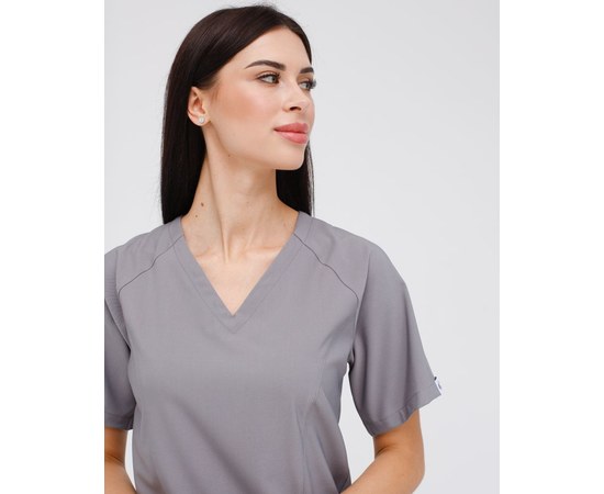 Изображение 3 Women's medical suit Arizona gray s. 44, "WHITE ROBE" 468-328-924, Size: 44, Color: grey